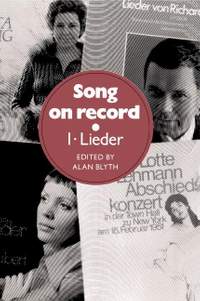 Song on Record Volume 1 Lieder