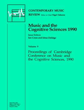 Music and the Cognitive Sciences 1990