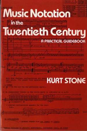 Music Notation in the Twentieth Century: A Practical Guidebook