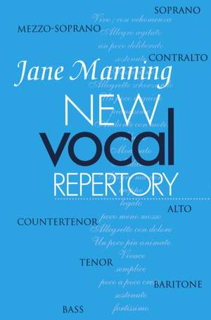 New Vocal Repertory: An Introduction
