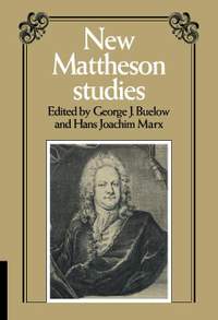 New Mattheson Studies