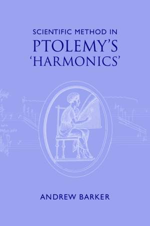 Scientific Method in Ptolemy's  Harmonics 