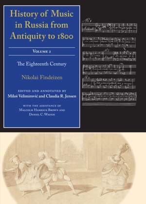 History of Music in Russia from Antiquity to 1800, Vol. 2