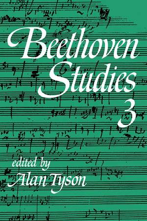 Beethoven Studies 3