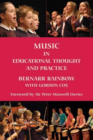 Music in Educational Thought and Practice: A Survey from 800 BC