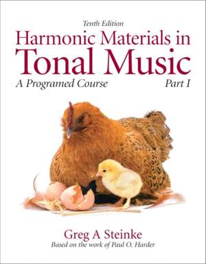 Harmonic Materials in Tonal Music: A Programmed Course,  Part 1