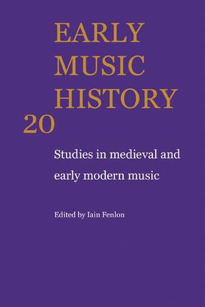 Early Music History Volume 20