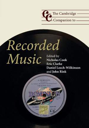The Cambridge Companion to Recorded Music