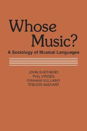 Whose Music?: Sociology of Musical Languages