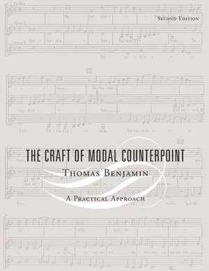 The Craft of Modal Counterpoint