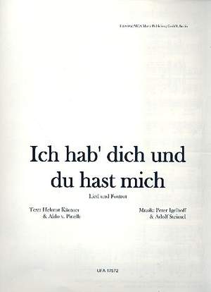 Peter Igelhoff: Ich hab' dich und du hast mich