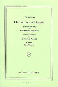 Eduard Künneke: Der Vetter aus Dingsda