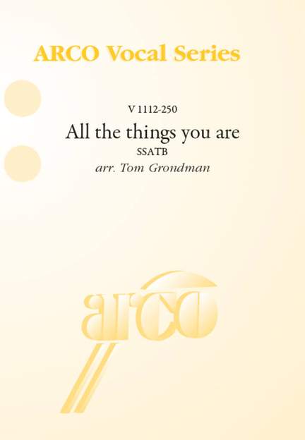 All the things you are