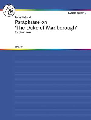 Pickard, J: Pharaphrase on "The Duke of Marlborough"
