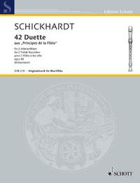 Schickhardt, J C: 42 Duette op. 38