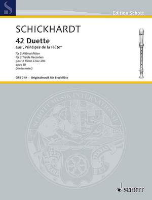 Schickhardt, J C: 42 Duette op. 38