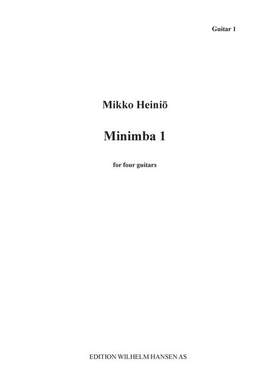 Mikko Heiniö: Minimba 1 For 4 Gtr