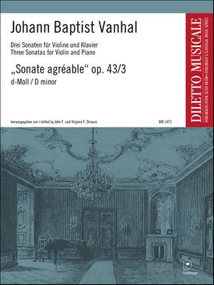 Johann Baptist Vanhal: Sonate agreable d-Moll op.43-3