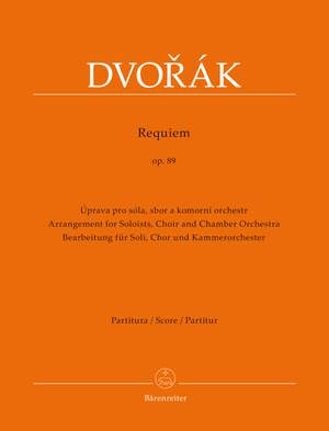 Dvorák, Antonín: Requiem op. 89