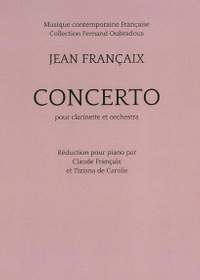 Jean Françaix: Concerto For Clarinet (Piano Reduction)
