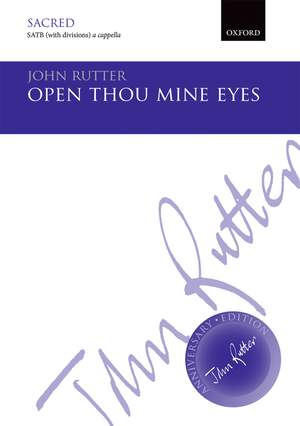 Rutter, John: Open thou mine eyes