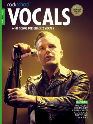 Rockschool: Vocals Grade 2 - Male (Book/Audio Download) 2014-2017 Syllabus