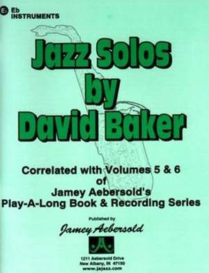 Baker, David: Jazz Solos (Eb Instruments)
