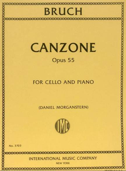 Bruch, M: Canzone op.55