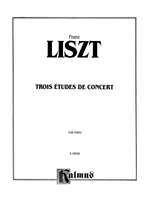 Franz Liszt: Trois Etudes de Concert Product Image