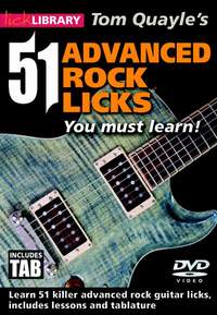 51 Advanced Rock Licks You Must Learn DVD