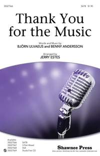 Abba Thank You For Music Estes Satb