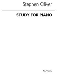 Oliver Study For Piano Pf Solo Sheet