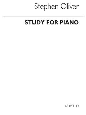 Oliver Study For Piano Pf Solo Sheet