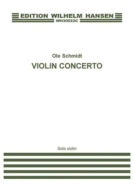 Schmidt Violin Concerto Sc
