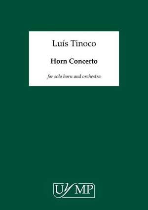 Tinoco Horn Concerto Orch Cond Sc