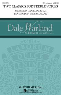 Dale Warland_Daniel Pinkham: Two Classics for Treble Voices