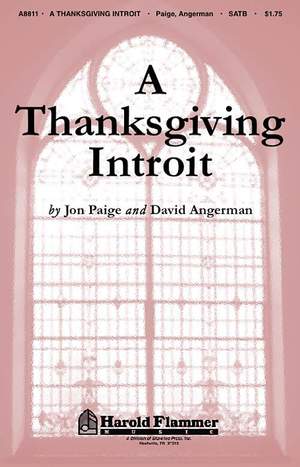 A Thanksgiving Introit