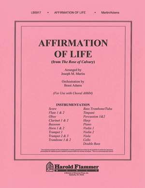 Joseph M. Martin: Affirmation of Life from Rose of Calvary