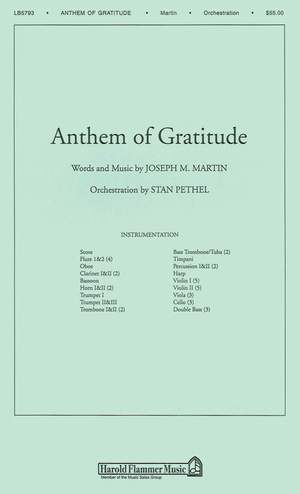 Joseph M. Martin: Anthem of Gratitude