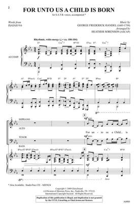 Heather Sorenson: For Unto Us a Child is Born