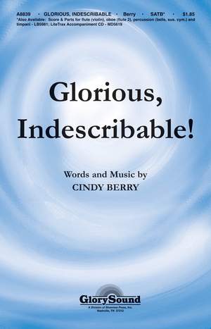 Cindy Berry: Glorious, Indescribable