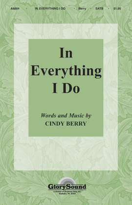 Cindy Berry: In Everything I Do