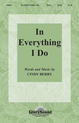 Cindy Berry: In Everything I Do