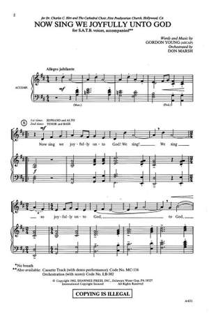 Gordon Young: Now Sing We Joyfully Unto God