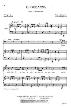 Stephen Foster: Oh! Susanna