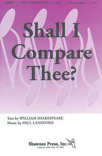 Paul Langford: Shall I Compare Thee?