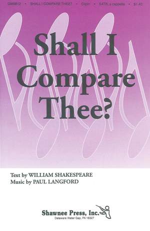 Paul Langford: Shall I Compare Thee?