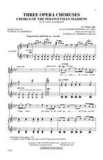 Three Opera Choruses Product Image