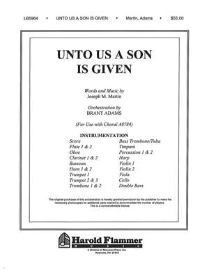 Joseph M. Martin: Unto Us a Son Is Given