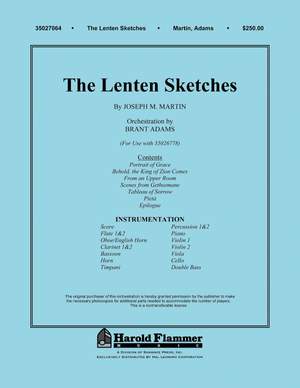 Joseph M. Martin: The Lenten Sketches